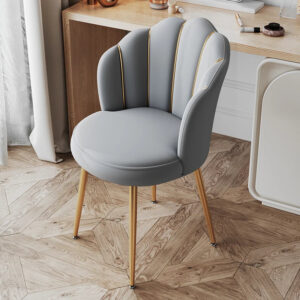 chaise coiffeuse gris